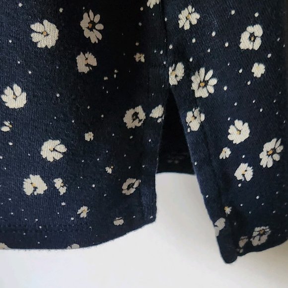 J. Jill Tops J Jill Navy With Daisies Pima Cotton Top 2x Poshmark
